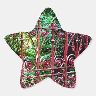 Strawberry Field Gates, Liverpool UK Stern-Aufkleber