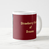 Strawberry Field of Dreams Jumbo-Tasse (Vorderseite Rechts)