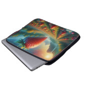 Strawberry Field of Dreams Laptopschutzhülle (Vorne Knopf)