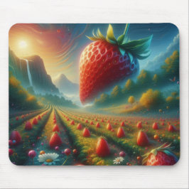 Strawberry Field of Dreams Mousepad