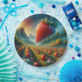 Strawberry Field of Dreams Pappteller (Party)