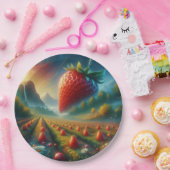 Strawberry Field of Dreams Pappteller (Party)