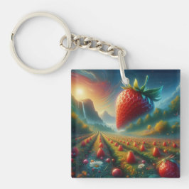 Strawberry Field of Dreams Schlüsselanhänger