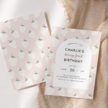 Strawberry Fields Berry First Birthday | Mädchen