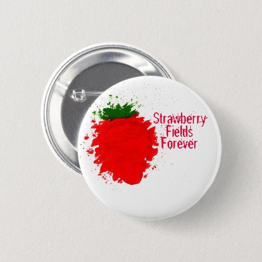 Strawberry Fields Button (Vorne & Hinten)