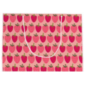 Strawberry Fields Delight 1 Große Geschenktüte (Rückseite)