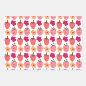 Strawberry Fields Delight 2 Geschenkpapier Set (Vorderseite)