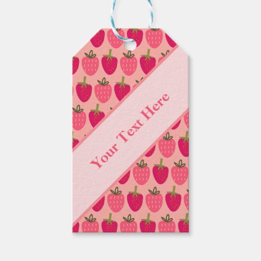 Strawberry Fields Delight Geschenkanhänger (Vorderseite)