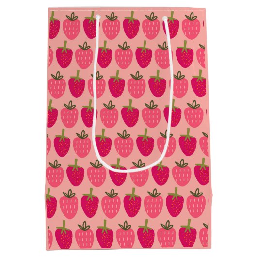 Strawberry Fields Delight Mittlere Geschenktüte (Rückseite)