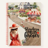 Strawberry Fields Forever Spiral Notebook Notizblock (Vorderseite)