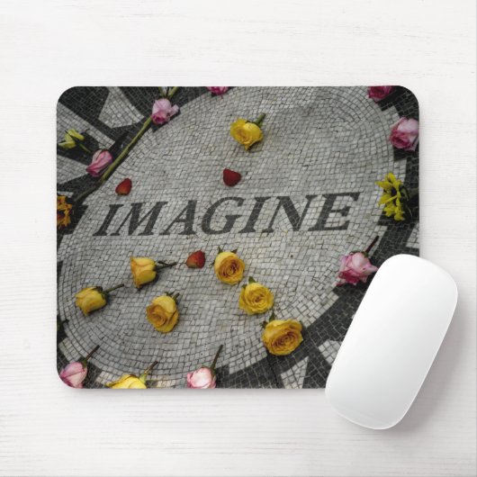 Strawberry Fields im Central Park, NYC Mousepad (Mit Mouse)