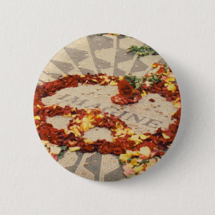 Strawberry Fields knöpfen Button