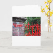 Strawberry Fields Liverpool Karte (Gelbe Blume)