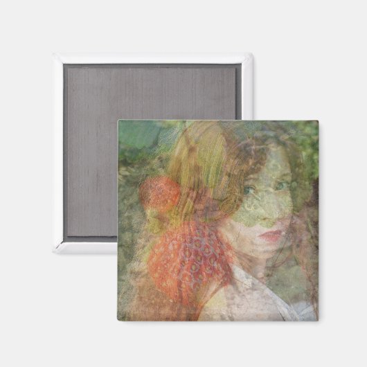 Strawberry Fields Nothing is Real Magnet (Vorderseite/Rückseite)