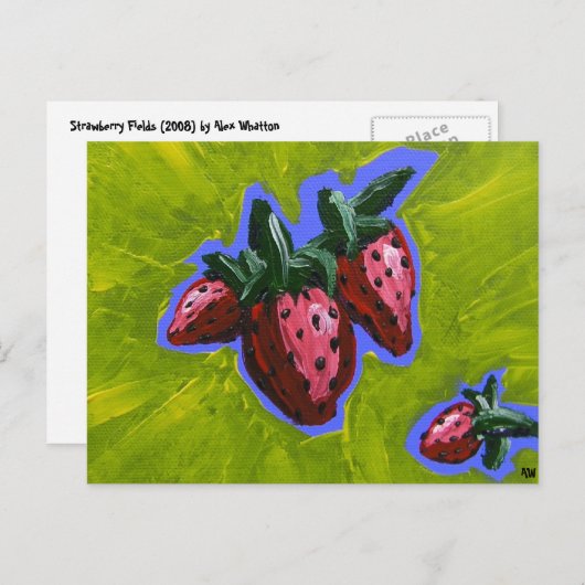 Strawberry Fields POW Postcard Postkarte (Vorne/Hinten)