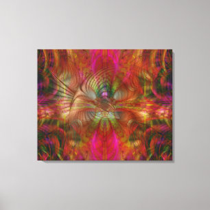 Strawberry Fields Psychedelic Abstrakt Leinwanddruck