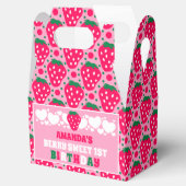 Strawberry First Birthday Celebration Geschenkschachtel (Geöffnet)