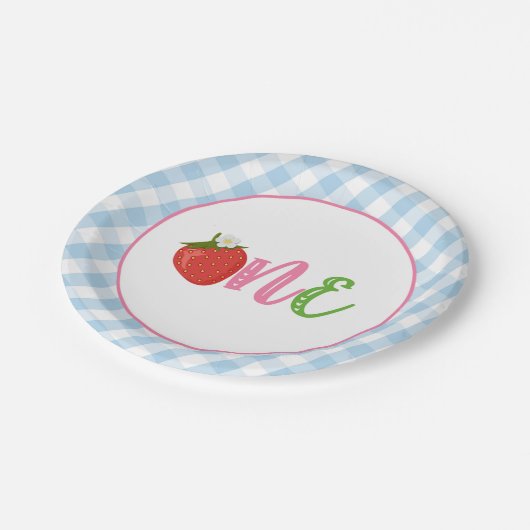 Strawberry First Birthday Paper Teller - ONE - LBP (Schrägansicht)