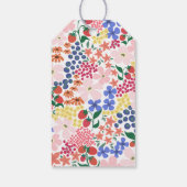 Strawberry First Birthday Vielen Dank für Ihr Inte Geschenkanhänger (Rückseite)