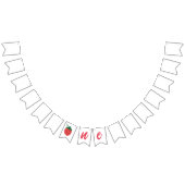 Strawberry First Birthday Wimpelkette (Alle)