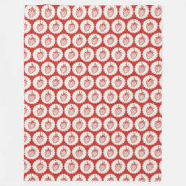 Strawberry Fleecedecke