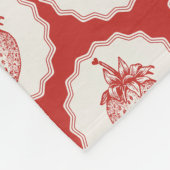 Strawberry Fleecedecke (Ecke)