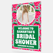 Strawberry Foto Brautparty Willkommen Mattiert Acrylschild (Winkel)