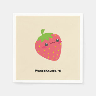 Strawberry Friend Serviette