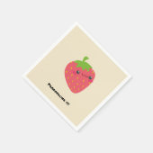 Strawberry Friend Serviette (Ecke)