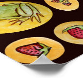 Strawberry Frogs Forever Poster (Ecke)