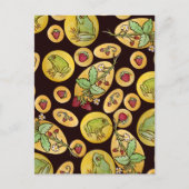 Strawberry Frogs Forever Postkarte (Vorderseite)