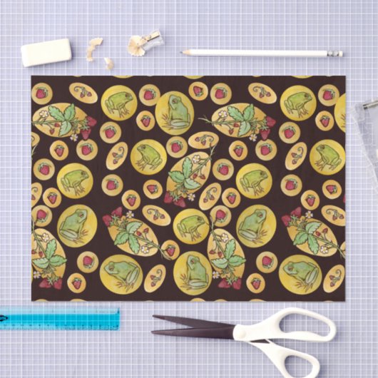 Strawberry Frogs Forever Seidenpapier (Handwerk)
