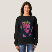 Strawberry Fruchtkartoon Charakter Funny Sweatshirt (Vorne ganz)
