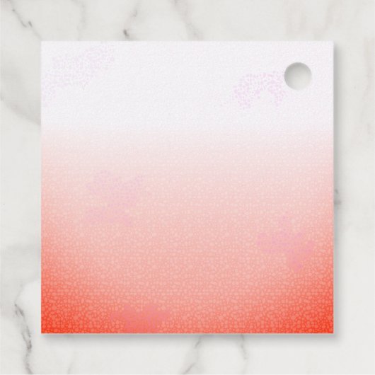 Strawberry Fruchtsaftmarke Geschenkanhänger (Rückseite)