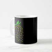 Strawberry Fruit Costume Simple Funny Party Kaffeetasse (Vorderseite Links)