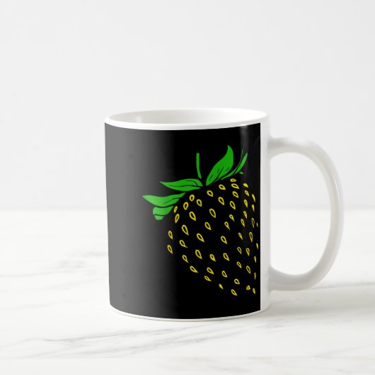 Strawberry Fruit Costume Simple Funny Party Kaffeetasse (Rechts)