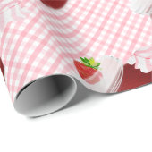 Strawberry Fruit Jam Geschenkpapier (Rolleneckpunkt)