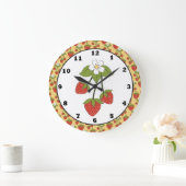 Strawberry Fruit Kitchen Wanduhr (Zuhause)