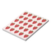 Strawberry Fruit Strawberries Notizblock (Rotiert)