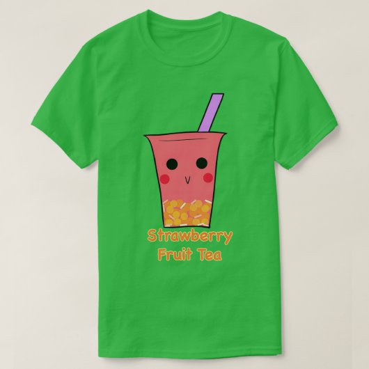 Strawberry Fruit Tea T-Shirt (Design vorne)