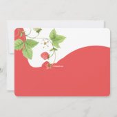 Strawberry Garden Einladung (Rückseite)