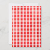 Strawberry Geburtstagsparty Einladungen (Rückseite)