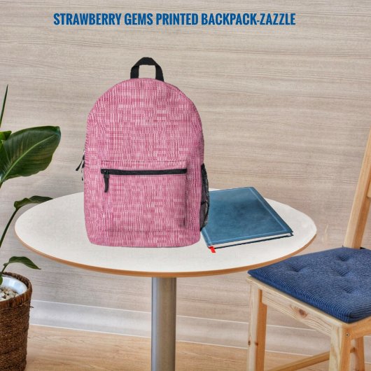 Strawberry Gems Bedruckter Rucksack