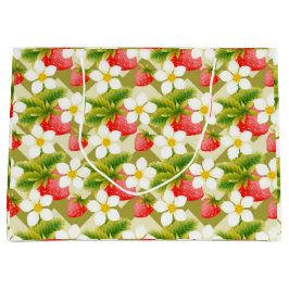 Strawberry-Geschenktasche Große Geschenktüte
