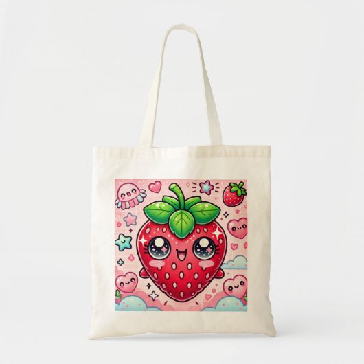 Strawberry Geschenktütenzubehör Tragetasche (Vorne)