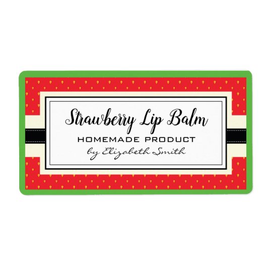 Strawberry-Geschmack hausgemachte Lippenbalsam (Vorne)