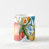 Strawberry gesundes Essen. Waterfarbe Kaffeetasse (Mittel)