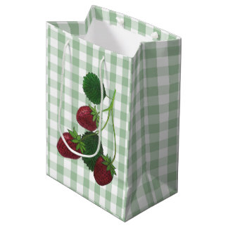 Strawberry Gift Bag Mittlere Geschenktüte