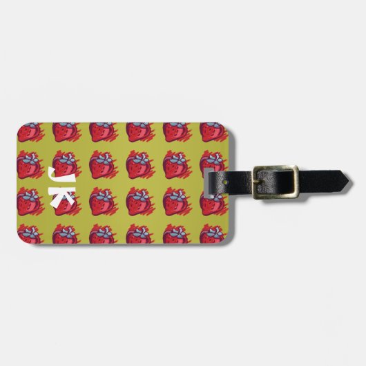 Strawberry Gifts Gepäckanhänger (Vorderseite horizontal)