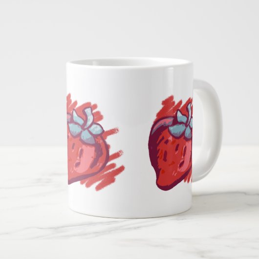 Strawberry Gifts Jumbo-Tasse (Vorderseite Rechts)